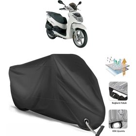 Coverplus Peugeot LXR 200i Siyah Motosiklet Branda