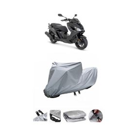 Coverplus Peugeot Pulsion 125 Gri Su Geçirmez Motosiklet Brandası