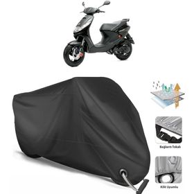 Coverplus Peugeot Vivacity 100 Siyah Motosiklet Branda