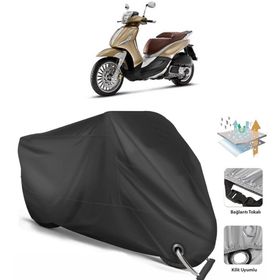 Coverplus Piaggio Beverly 300 RST Siyah Motosiklet Branda