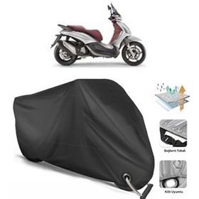 Coverplus Piaggio Beverly Sport Touring 350 i.e. Siyah Motosiklet Branda