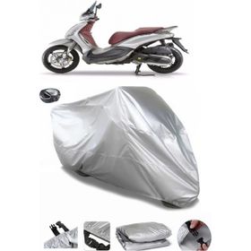 Coverplus Piaggio Beverly Sport Touring 350 IE Gri Arka Çanta Uyumlu Su Geçirmez Motosiklet Brandası