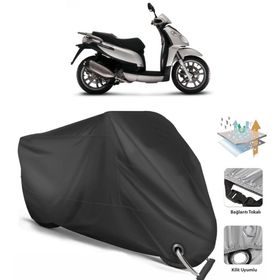 Coverplus Piaggio Carnaby 200 Siyah Motosiklet Branda