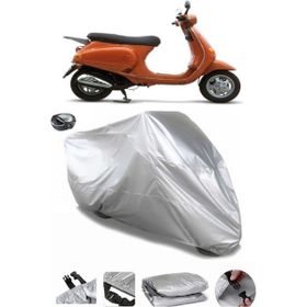 Coverplus Piaggio ET4 150 Gri Arka Çanta Uyumlu Su Geçirmez Motosiklet Brandası