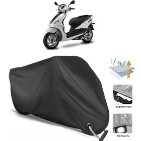 Coverplus Piaggio FLY 150 Siyah Motosiklet Branda