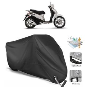 Coverplus Piaggio Liberty 200 Siyah Motosiklet Branda