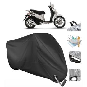 Coverplus Piaggio Liberty 200 Siyah Motosiklet Branda