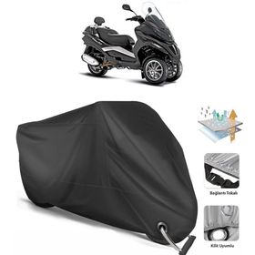 Coverplus Piaggio MP3 250 Siyah Motosiklet Branda