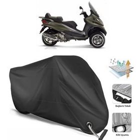Coverplus Piaggio MP3 500 Siyah Motosiklet Branda
