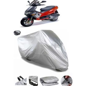 Coverplus Piaggio Runner 180 Gri Arka Çanta Uyumlu Su Geçirmez Motosiklet Brandası