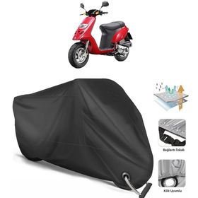 Coverplus Piaggio Typhoone 80 Siyah Motosiklet Branda