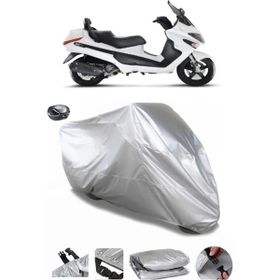 Coverplus Piaggio X Evo 250 Gri Arka Çanta Uyumlu Su Geçirmez Motosiklet Brandası