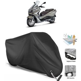 Coverplus Piaggio X10 350 Siyah Motosiklet Branda
