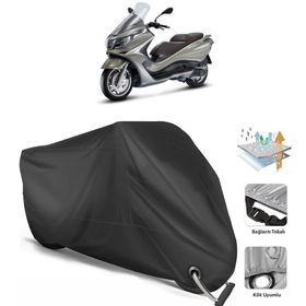 Coverplus Piaggio X10 350 Siyah Motosiklet Branda