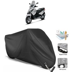 Coverplus Piaggio X7 250 Siyah Motosiklet Branda