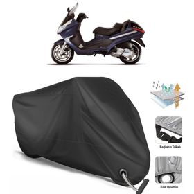Coverplus Piaggio X8 200 Siyah Motosiklet Branda