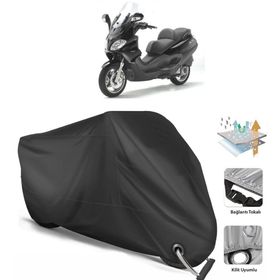 Coverplus Piaggio X9 200 Siyah Motosiklet Branda
