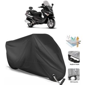 Coverplus Piaggio X9 500 Siyah Motosiklet Branda
