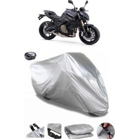 Coverplus QJ SRK 700 Gri Arka Çanta Uyumlu Su Geçirmez Motosiklet Brandası