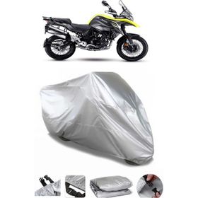 Coverplus QJ SRT550 X Gri Su Geçirmez Motosiklet Brandası