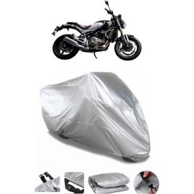 Coverplus QJ SRV550 Gri Su Geçirmez Motosiklet Brandası