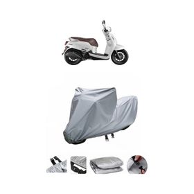 Coverplus QJ VPS125 Gri Su Geçirmez Motosiklet Brandası