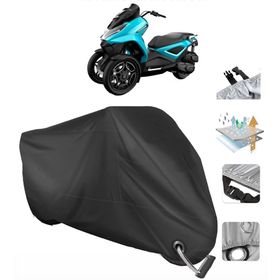Coverplus Qooder Quadro 4D Siyah Motosiklet Branda