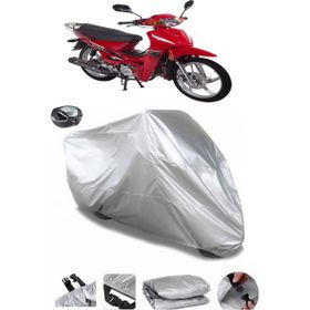 Coverplus Ramzey Kalipso 100 Gri Arka Çanta Uyumlu Su Geçirmez Motosiklet Brandası