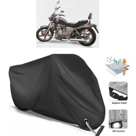 Coverplus Regal Raptor DD 250E Siyah Motosiklet Branda