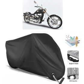 Coverplus Regal Raptor DD 350 E-6 Siyah Motosiklet Branda