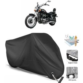 Coverplus Regal Raptor DD125E Siyah Motosiklet Branda