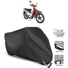 Coverplus Revolt RC3 Siyah Motosiklet Branda