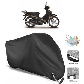 Coverplus RKS Jaguar 100 Siyah Motosiklet Branda