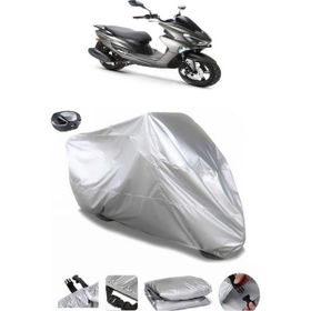 Coverplus RKS Newlight 125 Pro Gri Arka Çanta Uyumlu Su Geçirmez Motosiklet Brandası