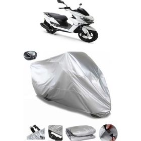 Coverplus RKS Newlight Gri Arka Çanta Uyumlu Su Geçirmez Motosiklet Brandası