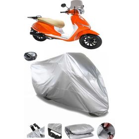 Coverplus RKS Premium 125 Gri Arka Çanta Uyumlu Su Geçirmez Motosiklet Brandası