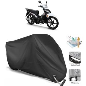 Coverplus RKS Rodos 100 Siyah Motosiklet Branda