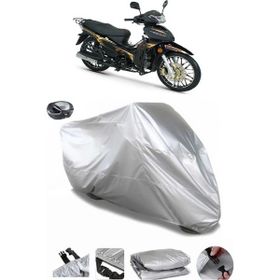 Coverplus RKS Sniper 50 Pro Gri Arka Çanta Uyumlu Su Geçirmez Motosiklet Brandası