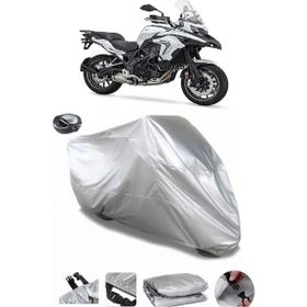 Coverplus RKS TRV242 Gri Arka Çanta Uyumlu Su Geçirmez Motosiklet Brandası