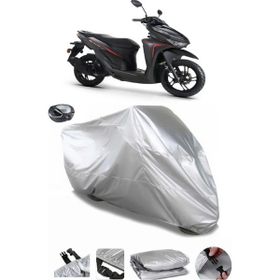 Coverplus RKS Wildcat 125 Gri Arka Çanta Uyumlu Su Geçirmez Motosiklet Brandası