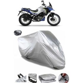 Coverplus RKS Winner 200 Gri Arka Çanta Uyumlu Su Geçirmez Motosiklet Brandası