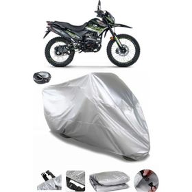 Coverplus RKS XVR250 Gri Arka Çanta Uyumlu Su Geçirmez Motosiklet Brandası