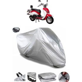 Coverplus RMG Moto Gusto Clasico Gri Arka Çanta Uyumlu Su Geçirmez Motosiklet Brandası