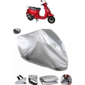 Coverplus RMG Moto Gusto Diva 50 Gri Arka Çanta Uyumlu Su Geçirmez Motosiklet Brandası