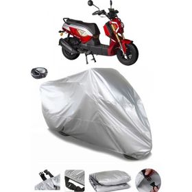 Coverplus RMG Moto Gusto Rikko Gri Arka Çanta Uyumlu Su Geçirmez Motosiklet Brandası