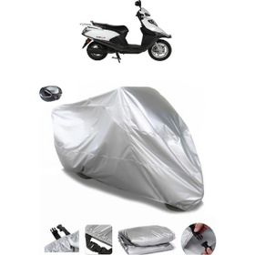 Coverplus RMG Moto Gusto Santa 125 Gri Arka Çanta Uyumlu Su Geçirmez Motosiklet Brandası
