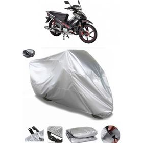 Coverplus Salcano Altay 125 Gri Arka Çanta Uyumlu Su Geçirmez Motosiklet Brandası