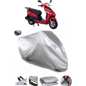 Coverplus Salcano Astro 100 Gri Arka Çanta Uyumlu Su Geçirmez Motosiklet Brandası