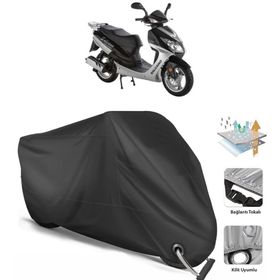 Coverplus Salcano Nova Siyah Motosiklet Branda