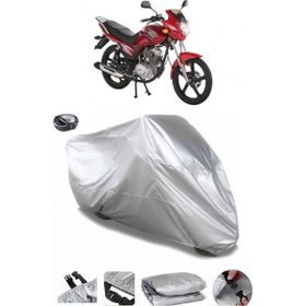 Coverplus Salcano Tiger 100 Gri Arka Çanta Uyumlu Su Geçirmez Motosiklet Brandası